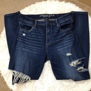American eagle outfitters distress jeans , 12